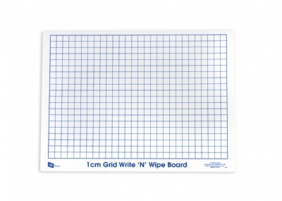 1 cm Grid Write n Wipe Boards Double sided
