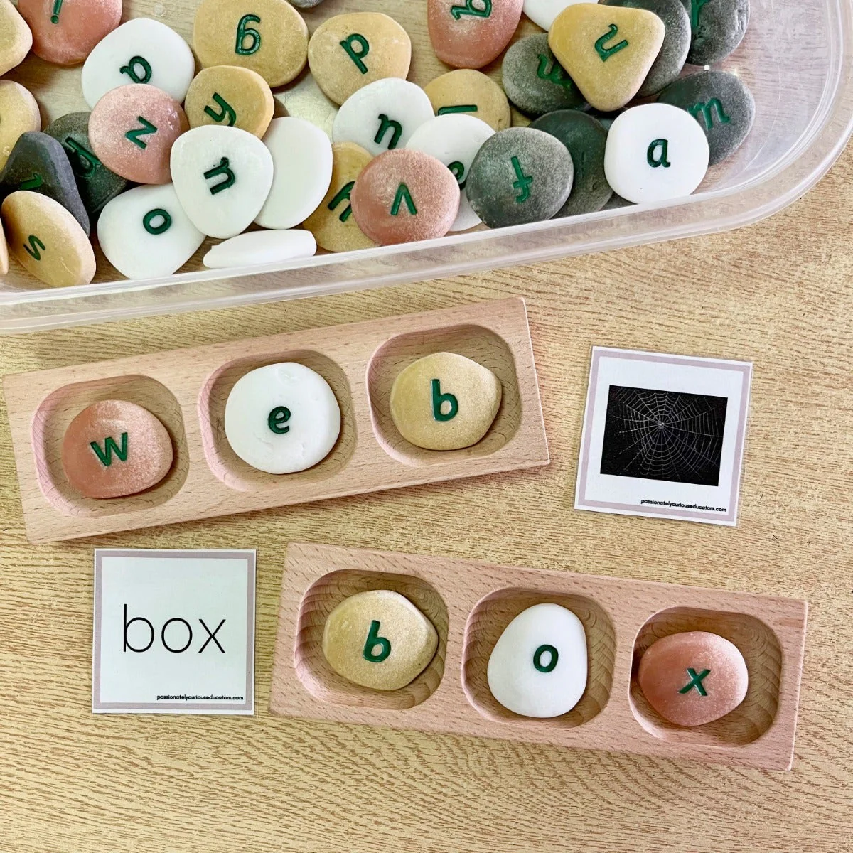 3 Pebble Word Building Tray - Image 6