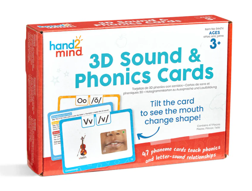 3D Sound And Phonics Cards
