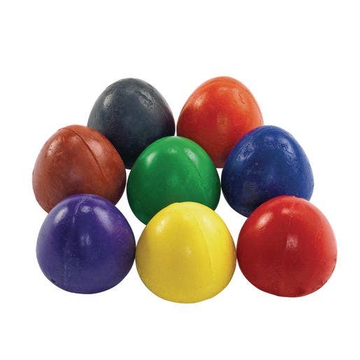 8 Colorations Chubby Crayon Eggs - Image 2