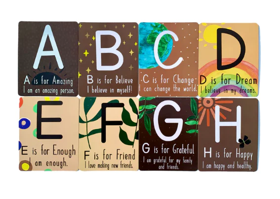 Alphabet Affirmation Flashcards