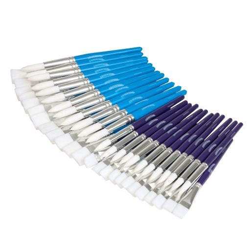 Assorted Paintbrush Classpack Set of 40
