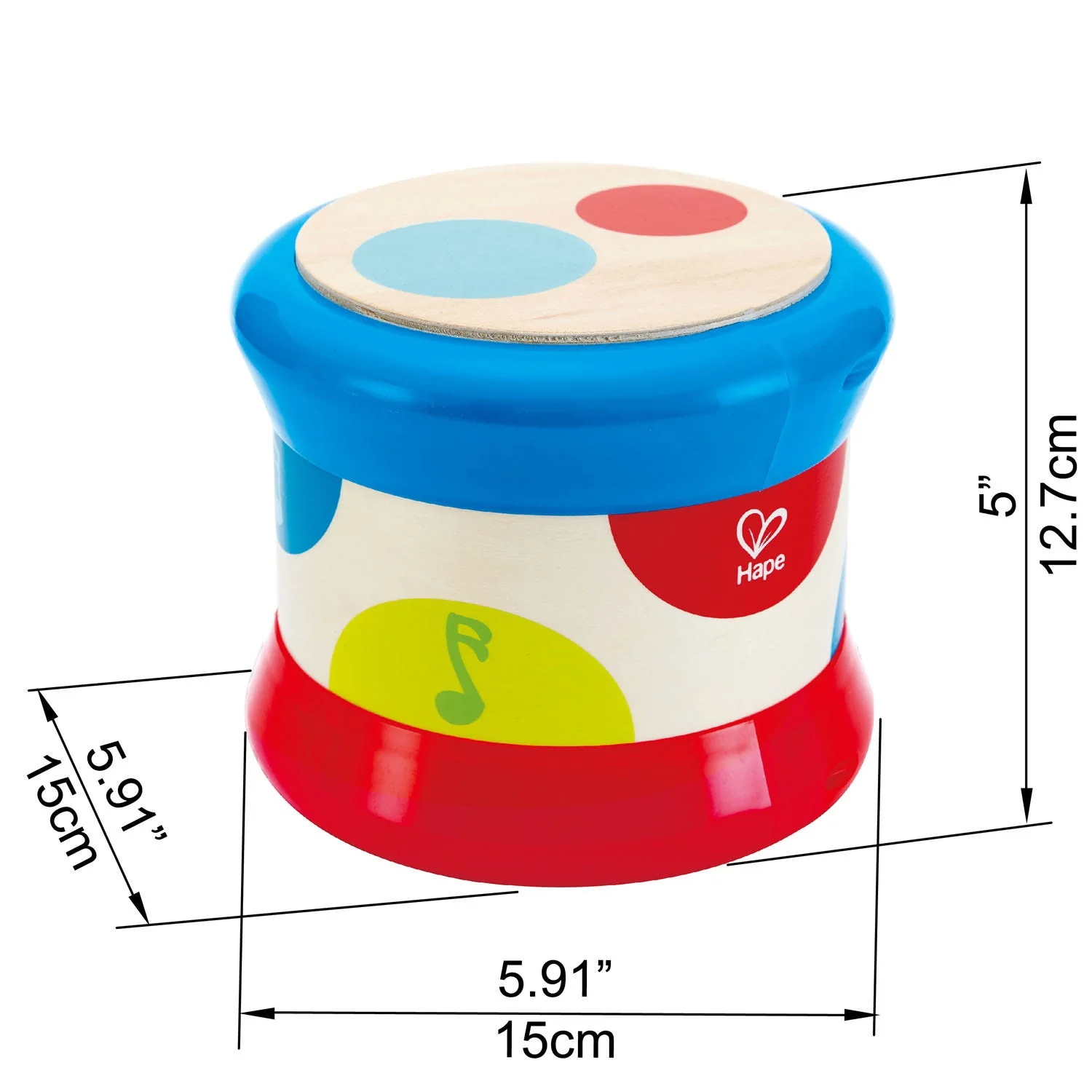 Baby Drum by Hape - Image 4