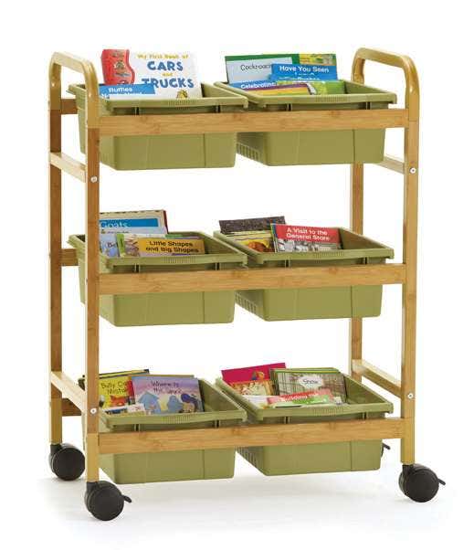 Bamboo Book Browser Cart - Image 5