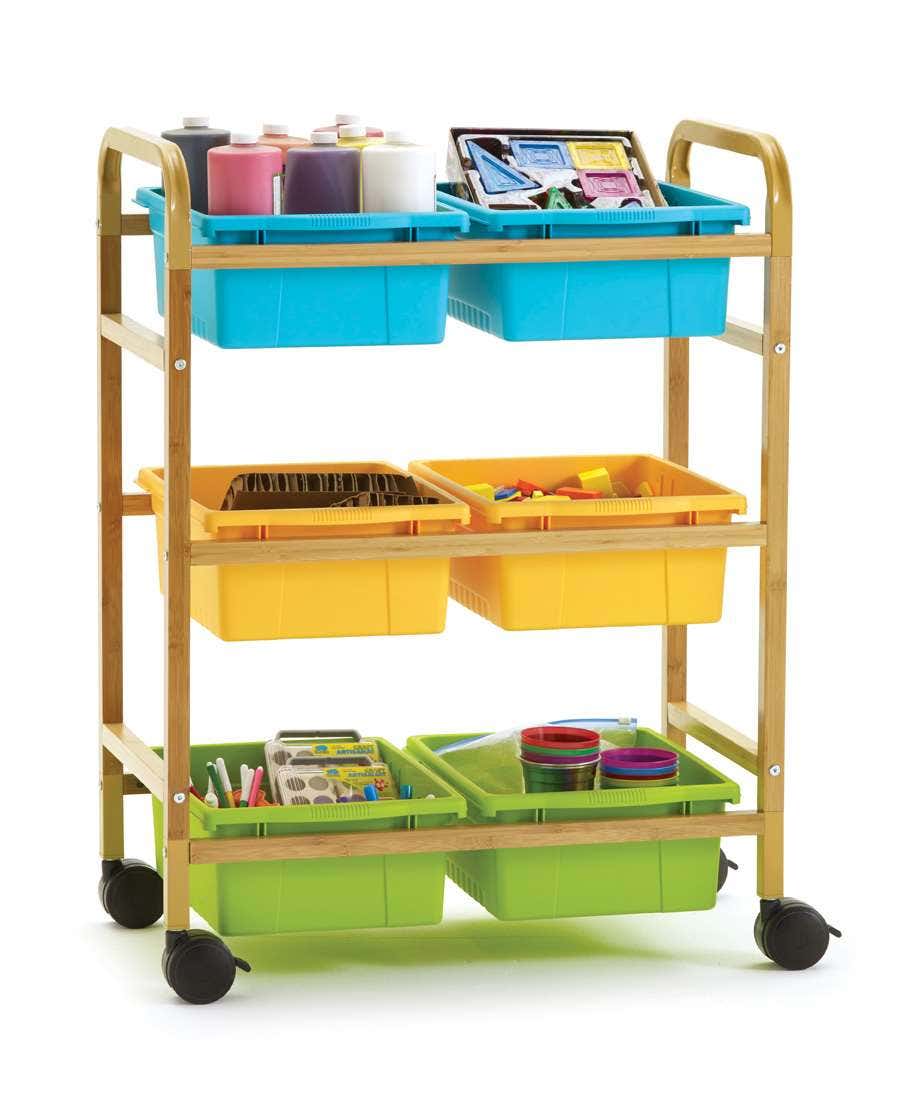 Bamboo Book Browser Cart - Image 6
