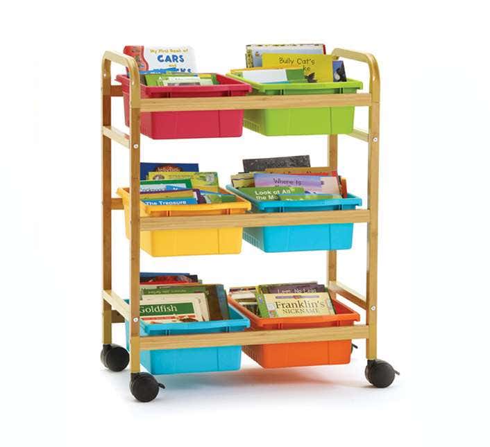 Bamboo Book Browser Cart - Image 7