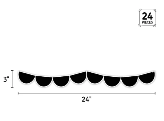 Black Half Dots EZ Border - Image 2