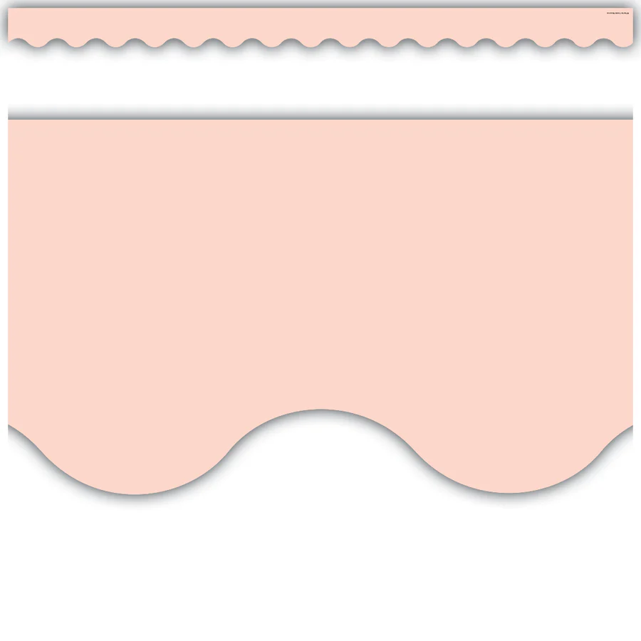 Blush Scalloped Border Trim