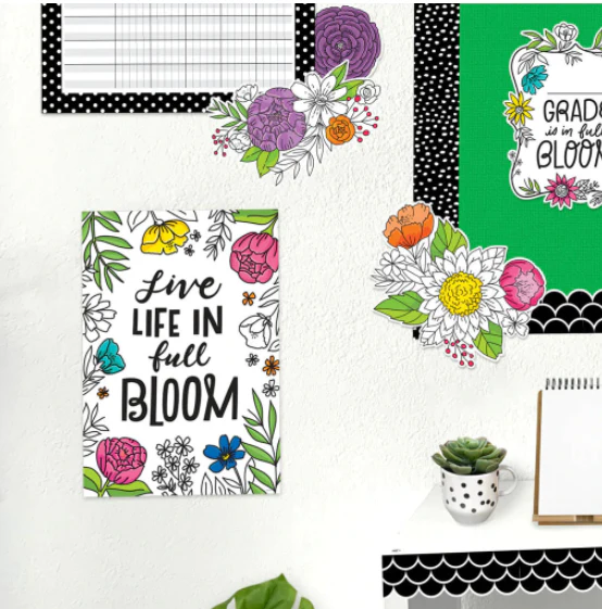 Bright Blooms Inspire U 4 Posters - Image 5