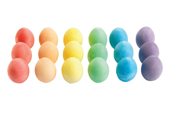 Chunky Chalk Eggs 18 pcs