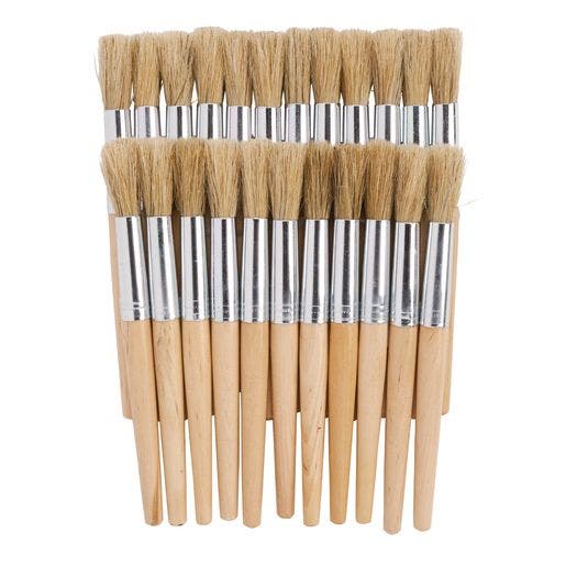 Classic Wooden Chubby Brushes Set of 24 - Image 2