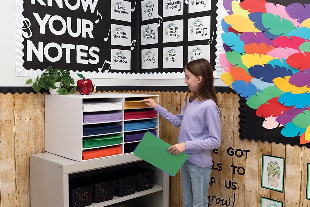 Classroom Keepers Construction Paper Storage 12x18 - Image 2