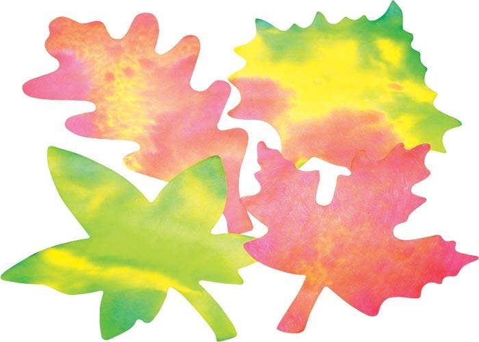 Color Diffusing Paper Leaves 80 pack