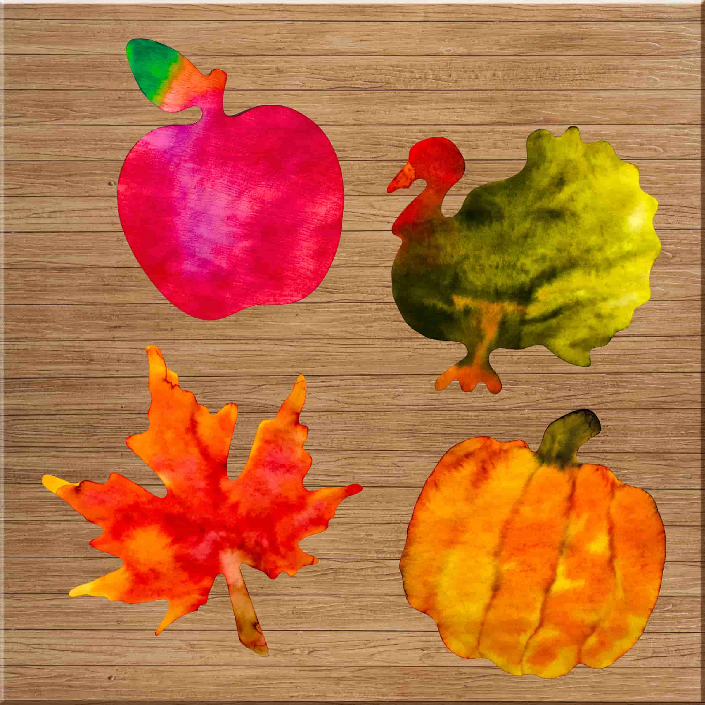 Color Diffusing Paper Seasonal Kit Fall