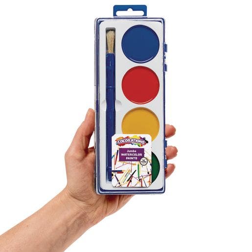 Colorations Jumbo Washable Watercolor Regular and Glitter - Image 4