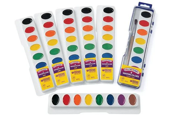 Colorations Regular Best Value Watercolor Single Refill 8 Colors
