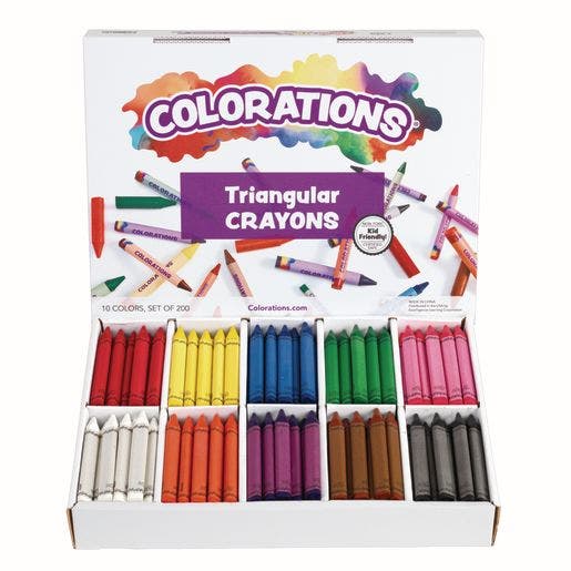 Colorations Triangular Crayons