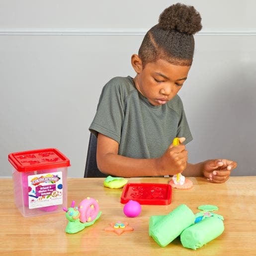 Colorations Wheat and Gluten Free Neon Dough Classroom Pack - Image 4