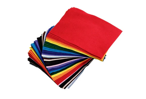 Colored Felt 9x12 50 Sheets