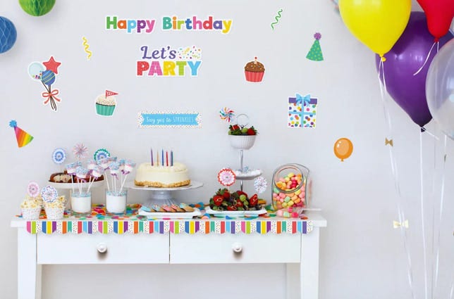 Colorful Happy Birthday Create & Decorate Quick Kit - Image 4