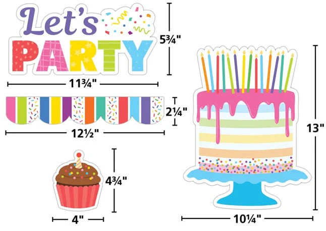 Colorful Happy Birthday Create & Decorate Quick Kit - Image 5