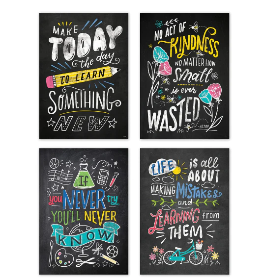 Colorful Inspiration Inspire U 4-Poster Pack