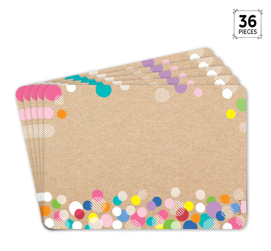 Colorful Kraft Bubbles Labels - Image 2