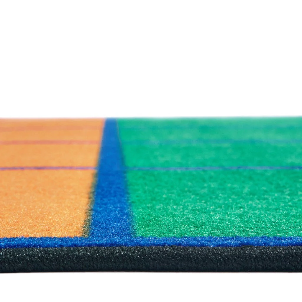 Colorful Rows Seating - seats 30 Rectangle Multi Carpet 8ft - Image 3