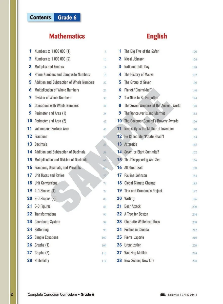 Complete Canadian Curriculum - Image 10