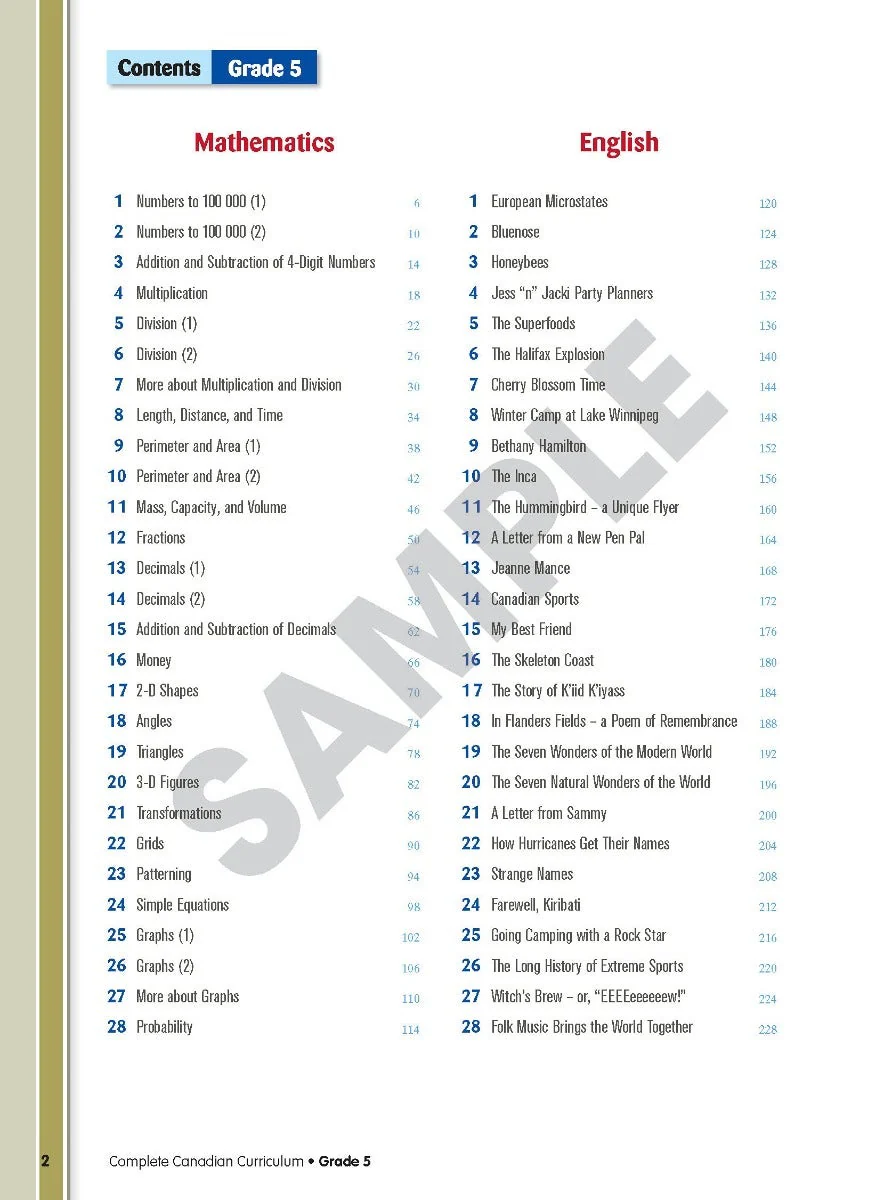 Complete Canadian Curriculum - Image 9