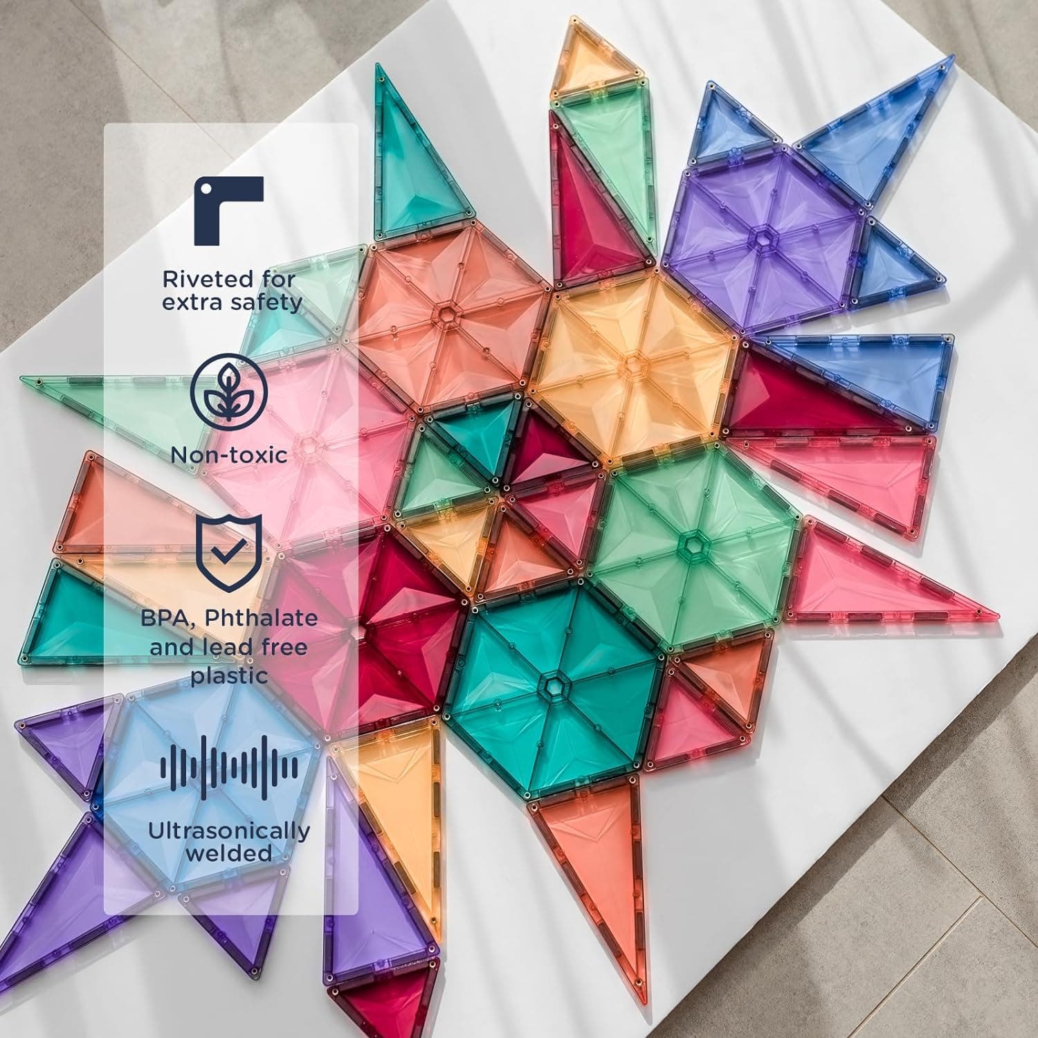 Connetix Pastel Geometry Pack 40 pc - Image 3