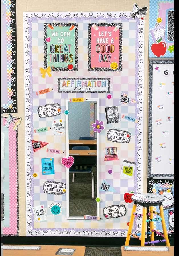 Cool for School Positive Affirmations Mini Bulletin Board - Image 2