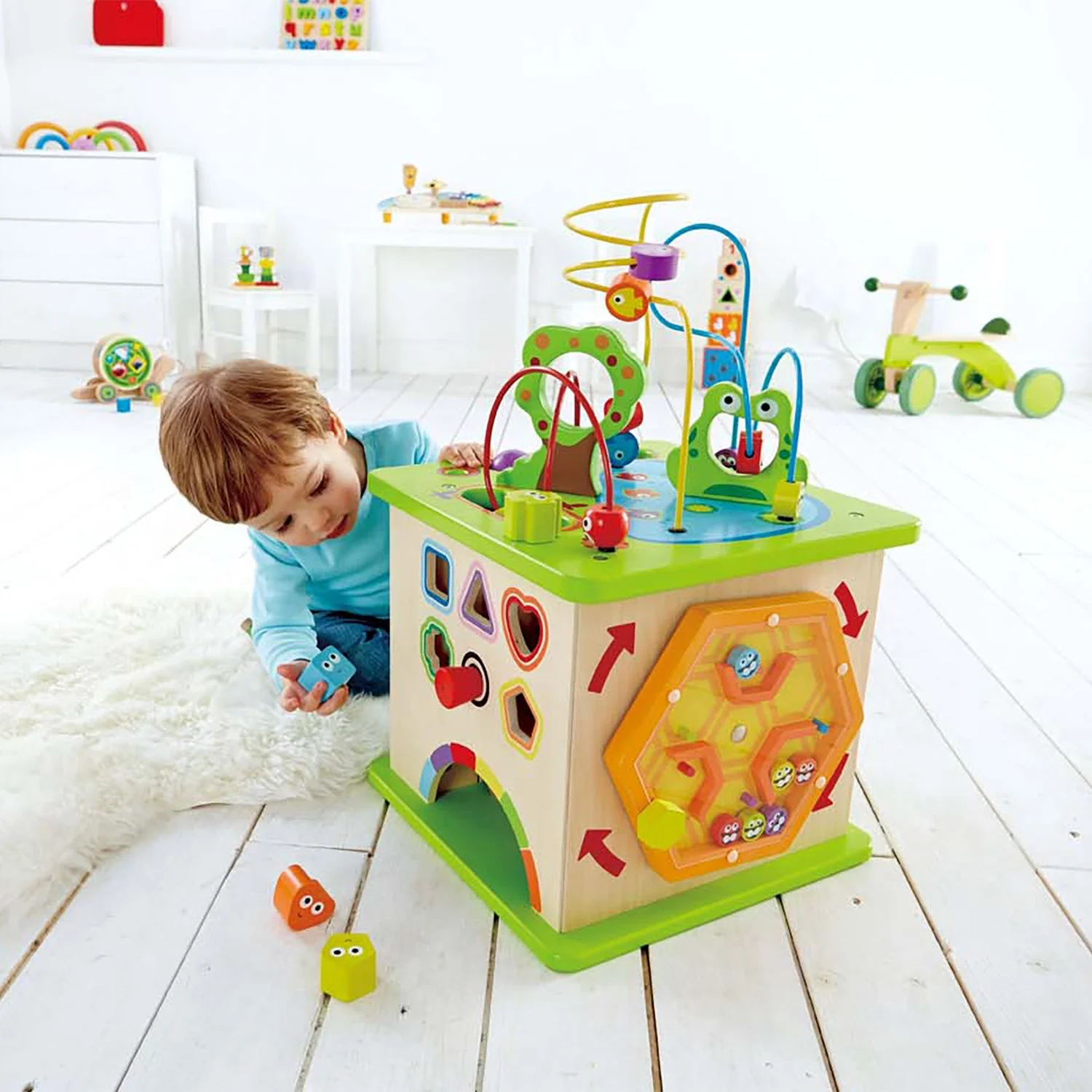 Country Critters Play Cube by Hape - Image 3