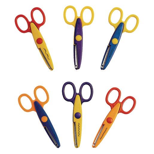 Crazy Cut Craft Scissors Set of 12 - Image 2