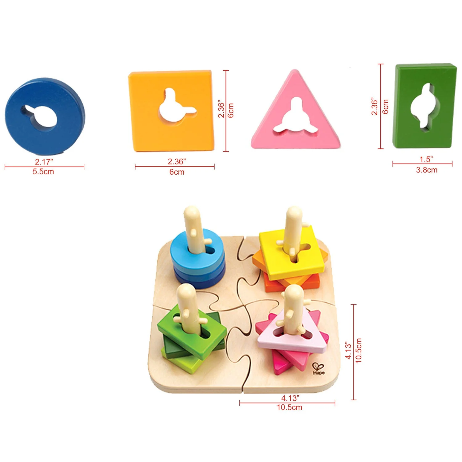 Creative Peg Puzzle by Hape - Image 4