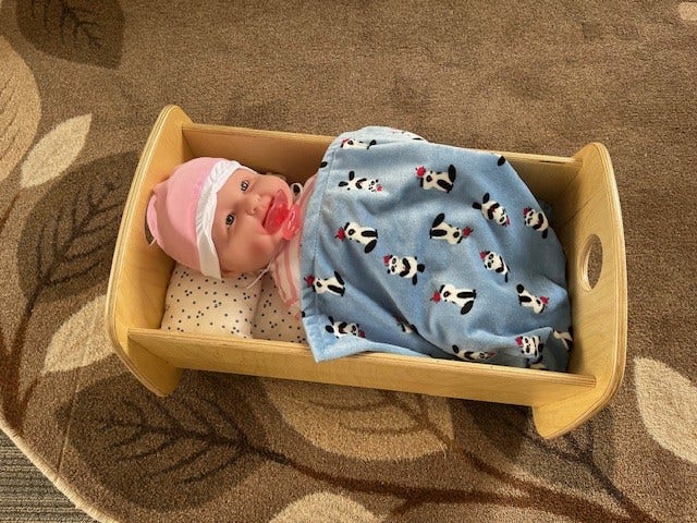 Cradle Bedding for Dolls - Image 3