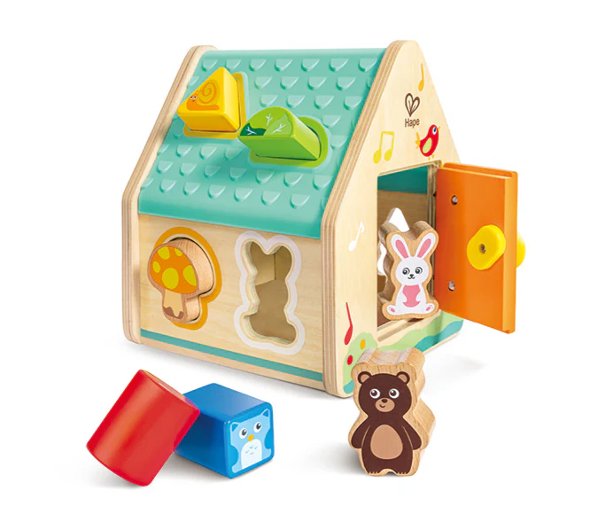 Critter House Shape Sorter by Hape - Image 2