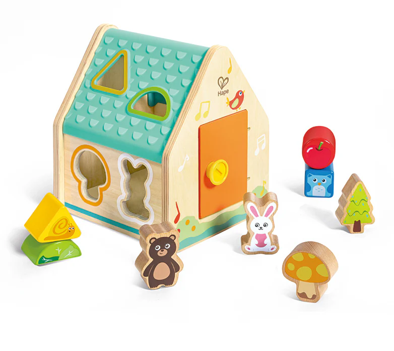 Critter House Shape Sorter by Hape - Image 3