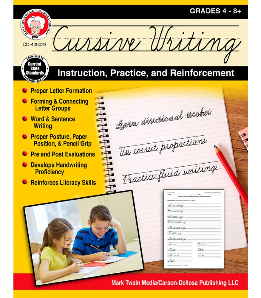 Cursive Writing Instruction Practice and Reinforcement Grade