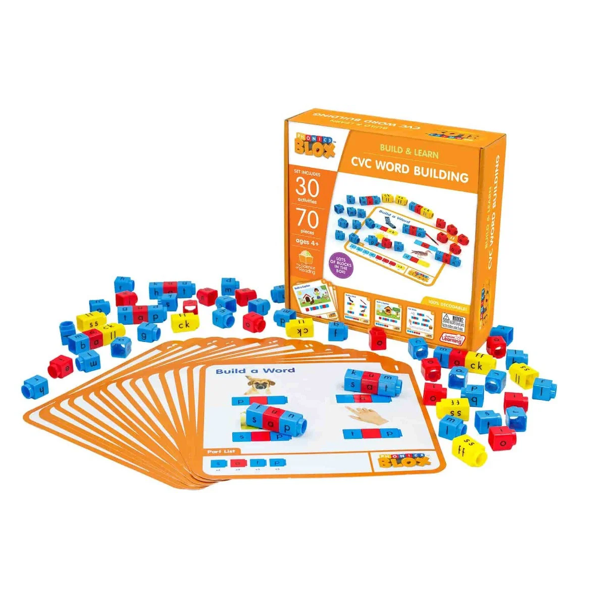 CVC Word Building - Rainbow Phonics (Phase 2) - Image 3