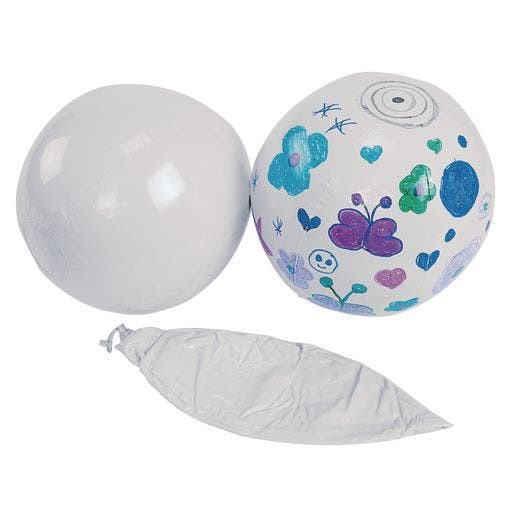 Decorate Your Own Beach Ball-Set Of 12 - Image 3