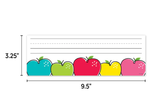 Doodle Apples Core Decor Name Plate - Image 3