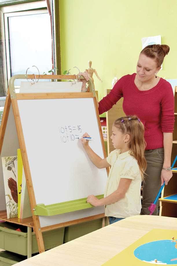 Double Sided Bamboo Teaching Easel - Image 5