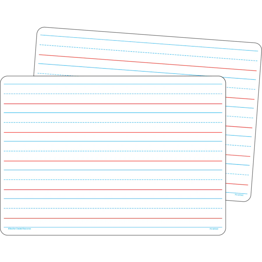 Double-Sided Writing Dry Erase Boards 10 pack