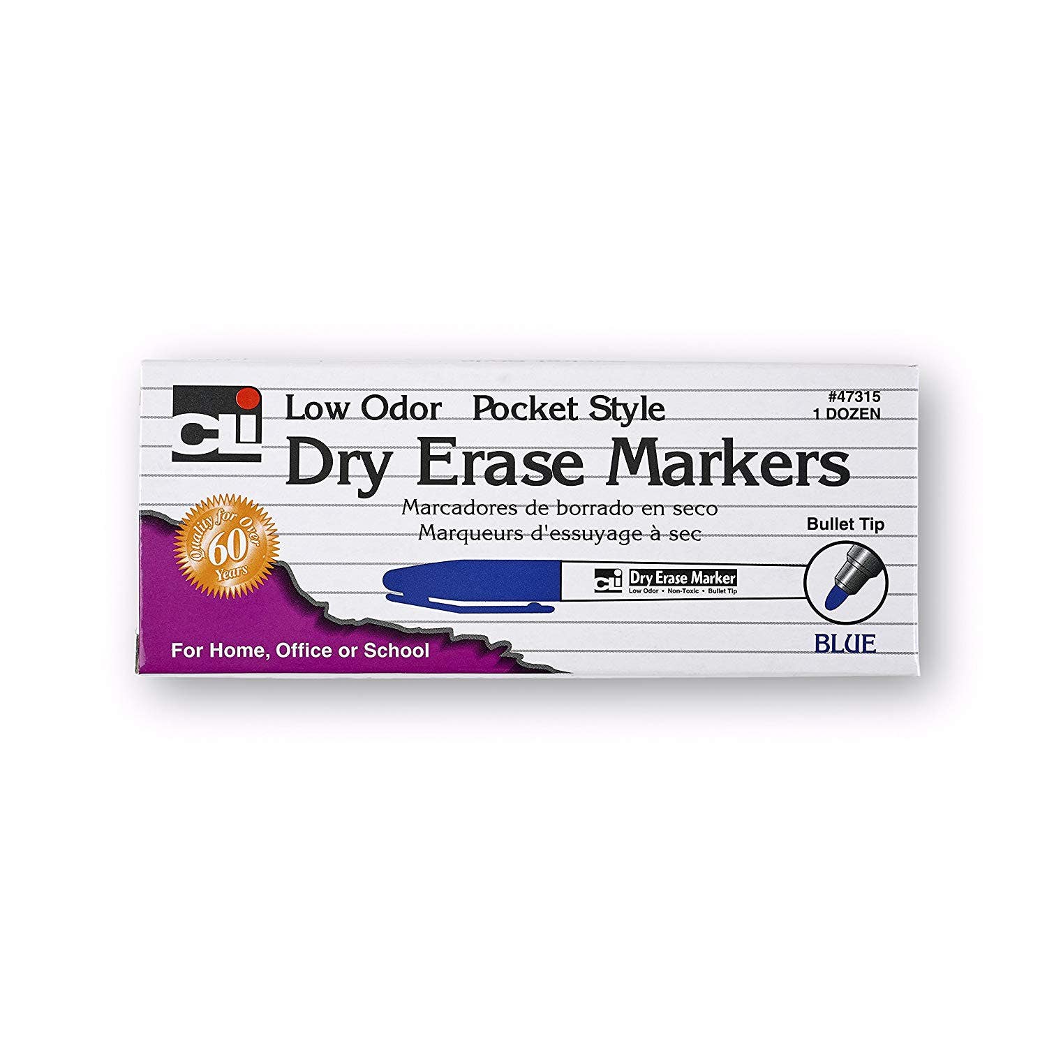 Dry Erase Pocket Style Markers 12pk - Image 3