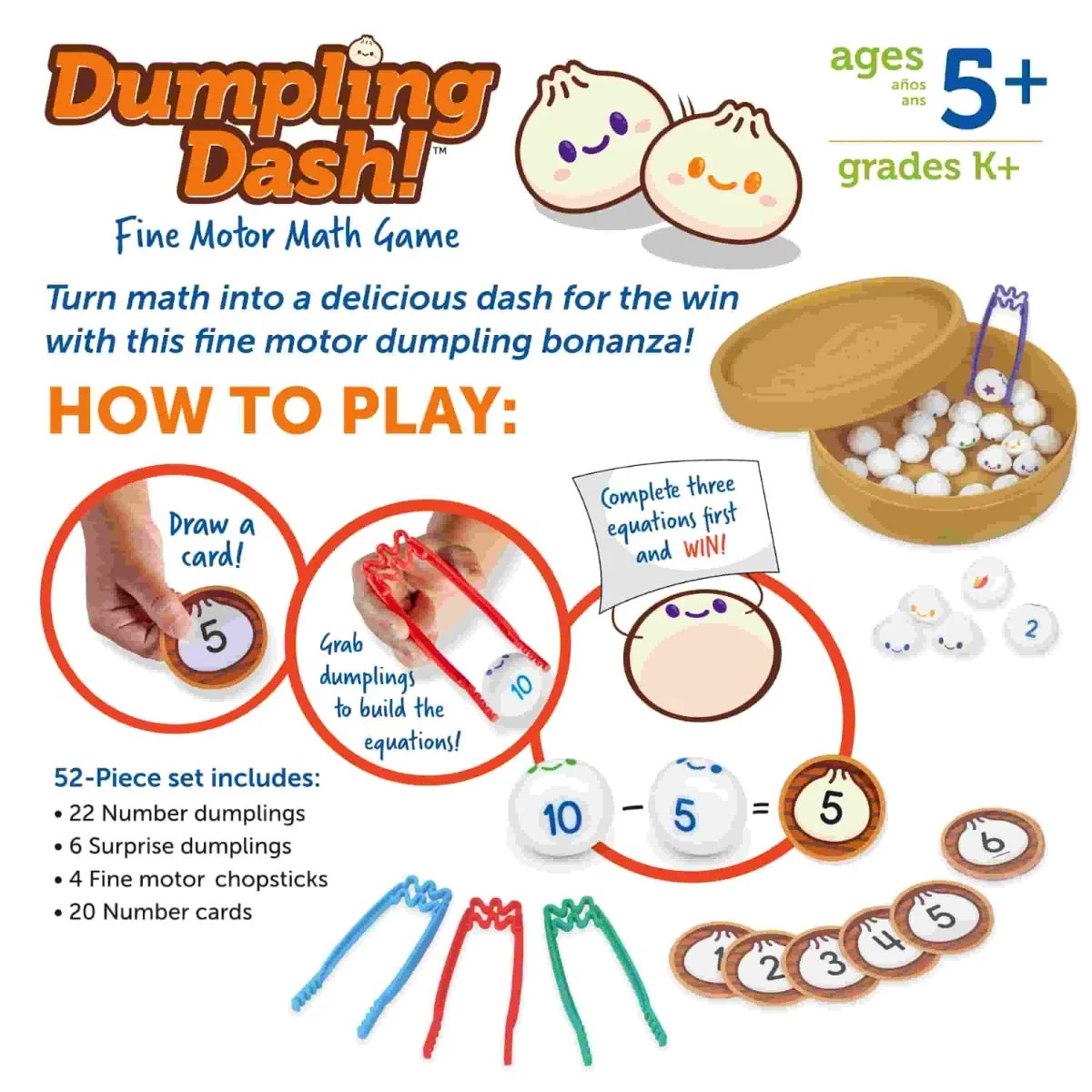 Dumpling Dash Fine Motor Math Game - Image 5