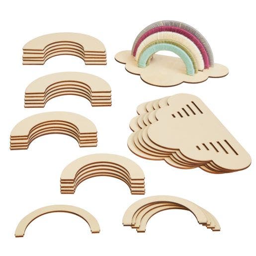 DYO Large Wood Rainbows 6 pc - Image 4