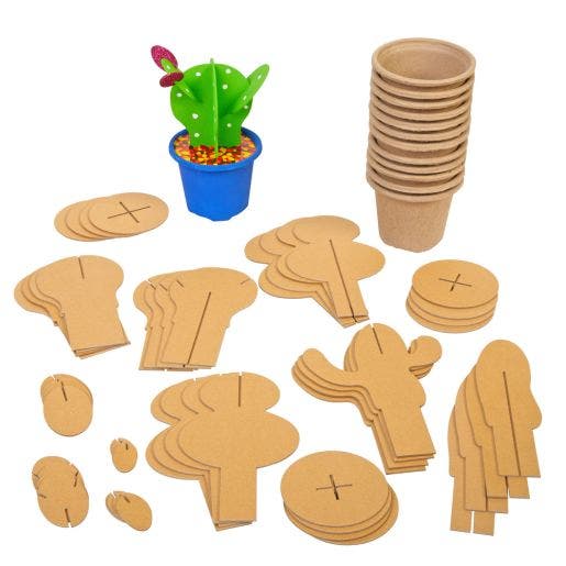 DYO Paper Mache Cactus 12 pc - Image 3