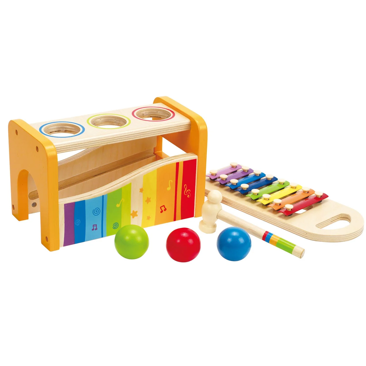 Early Melodies Pound & Tap Bench by Hape - Image 4