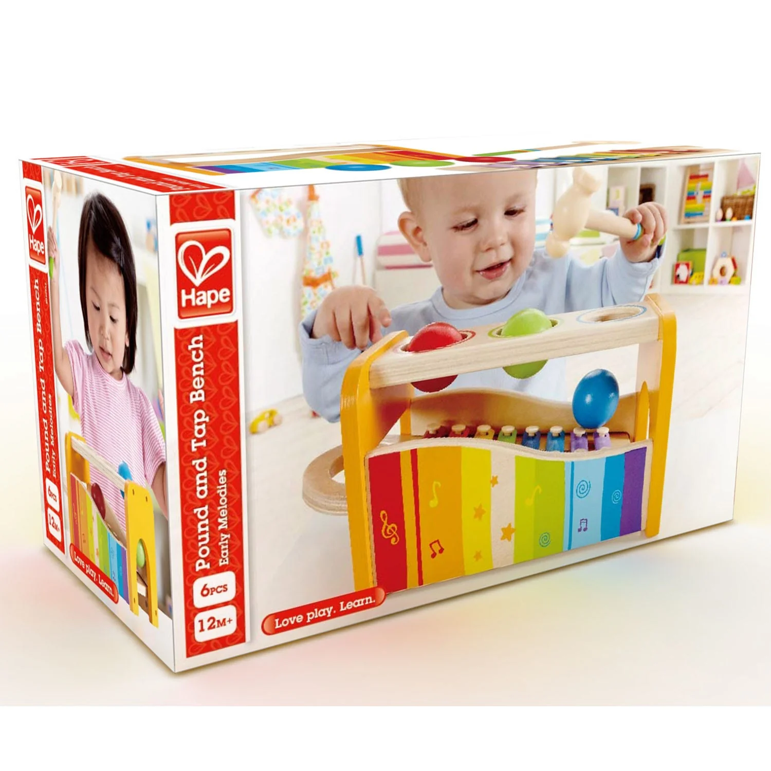 Early Melodies Pound & Tap Bench by Hape - Image 5